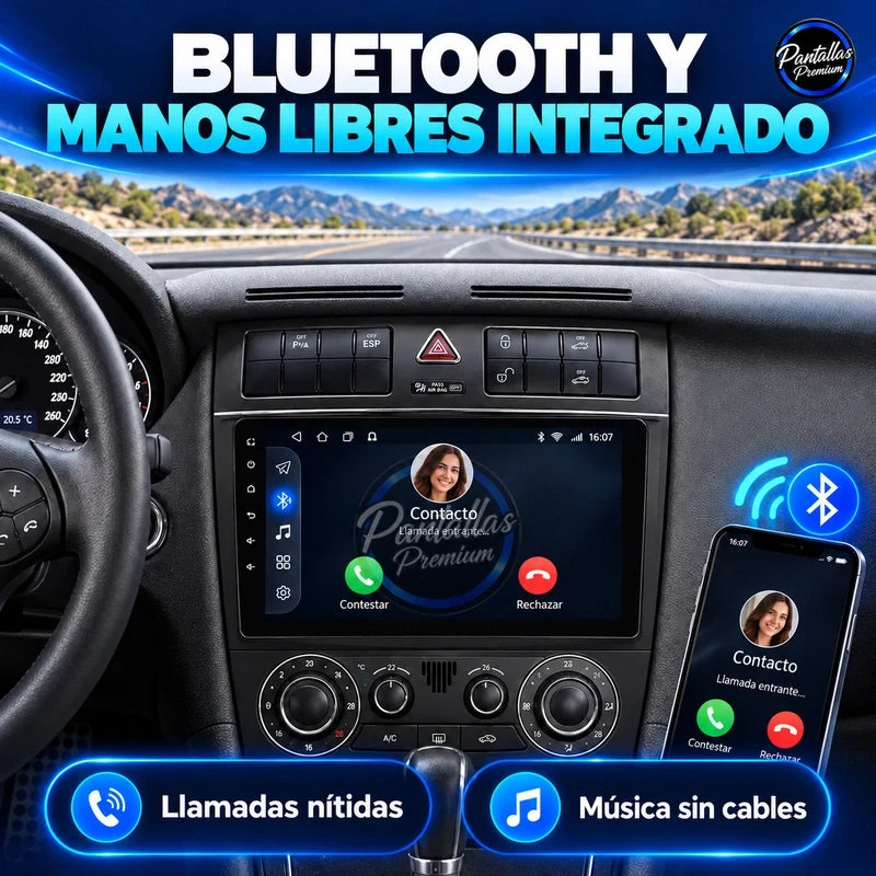 Mercedes-Benz Clase C W203 - bluetooth - Pantallas Premium