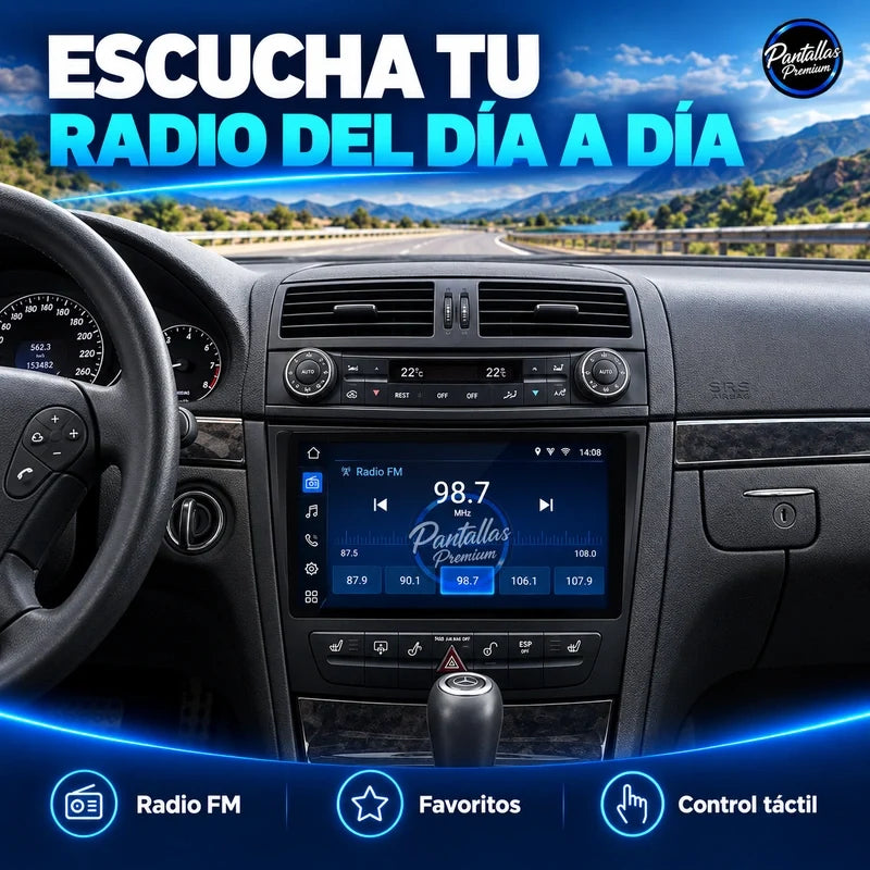 Mercedes-Benz W211 - radio - Pantallas Premium