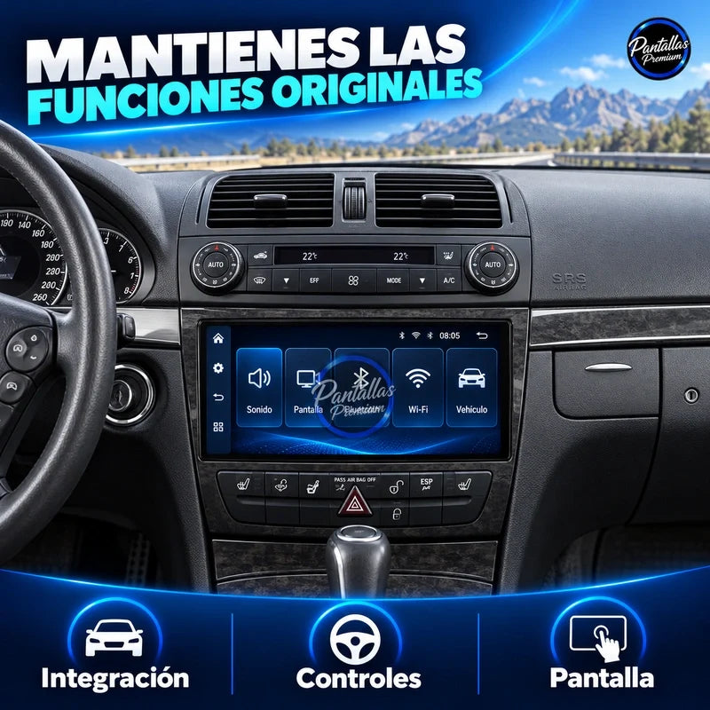 Mercedes-Benz W211 - funciones - Pantallas Premium
