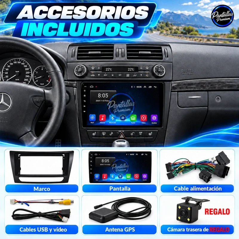 Mercedes-Benz W211 - accesorios - Pantallas Premium