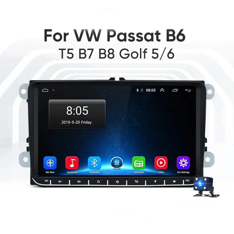 Radio CarPlay Volkswagen Golf 5 6 Passat B6 Seat Leon Touran Touareg Jetta