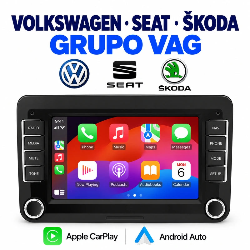 Volkswagen SEAT Skoda - Portada CarPlay y Android Auto