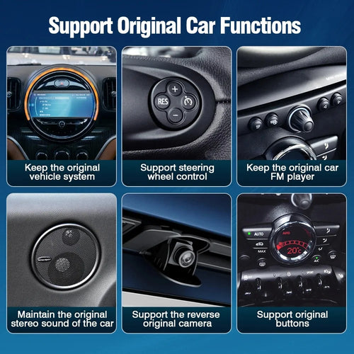 Interfaz Carplay para BMW MINI Cooper F55 F56 F54 F57 F60 R60 - foto 2