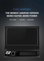 Radio 1 din android 4gb + 64gb