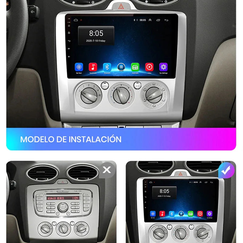 Radio Pantalla Carplay para Ford Focus MK2 2004-2012 - foto 3
