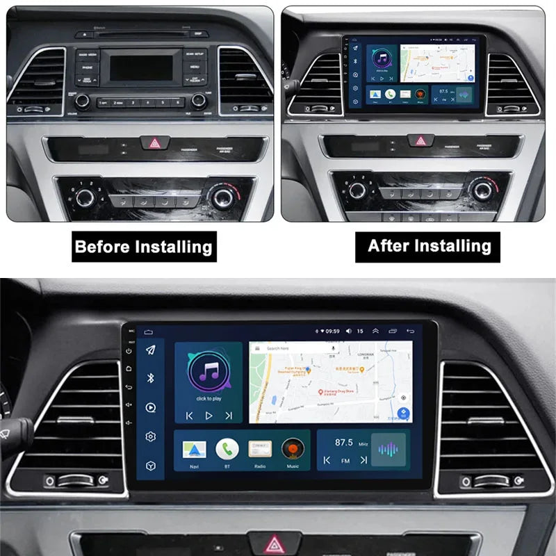 Radio Pantalla Carplay para Hyundai Sonata 7 2014-2017 - foto 2