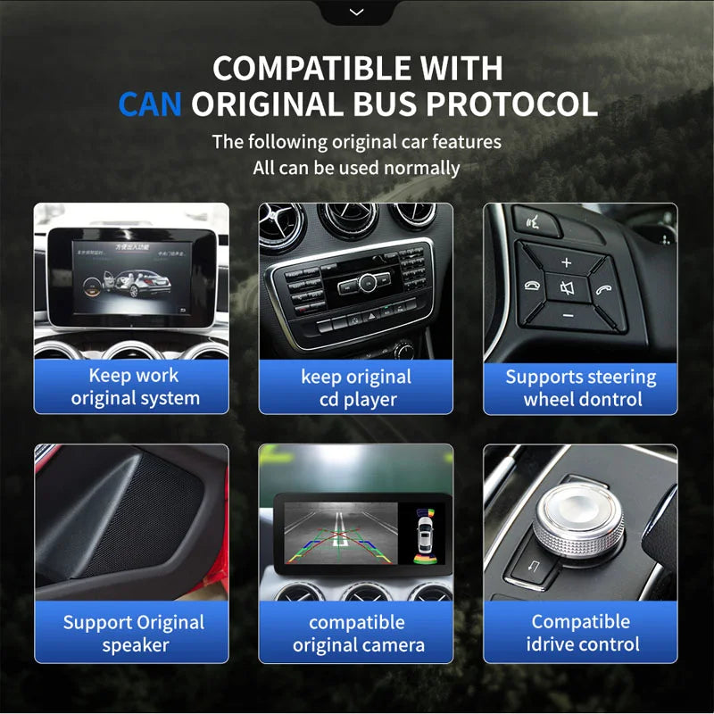 Radio Pantalla Carplay para Mercedes-Benz W176 X117 X156 W463 2013-2018 - foto 3