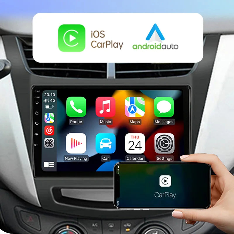 Radio Pantalla Carplay para Chevrolet Sail 2015-2019 - foto 3
