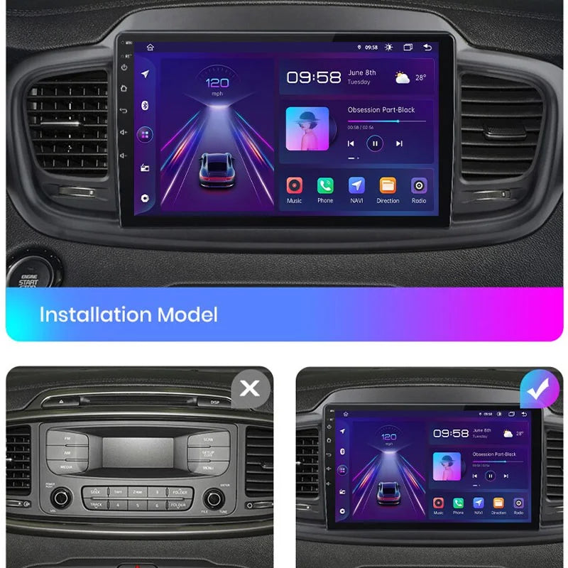 Radio Pantalla Carplay para KIA Sorento 2015-2019 - foto 3