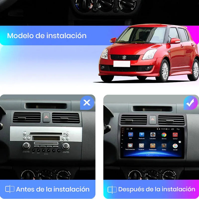 Radio Pantalla para Suzuki Swift 2003-2010 - foto 3
