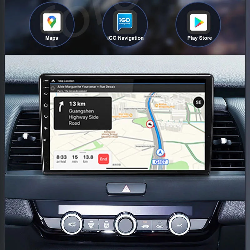 Radio Pantalla Carplay para Nissan March Micra K12 2002-2010
