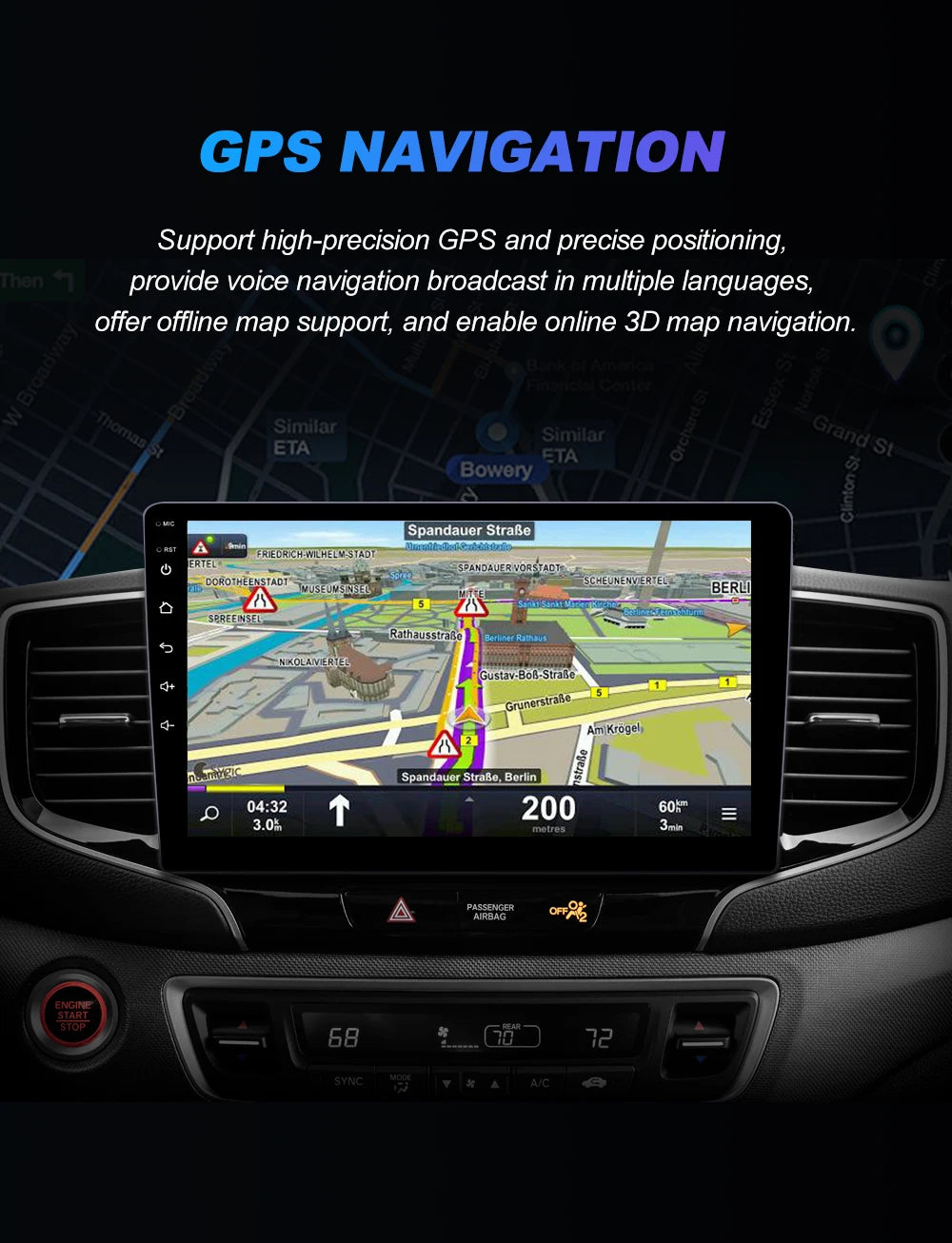 Radio Pantalla CarPlay y Android Auto para Renault Laguna 3 Latitude 2008-2015