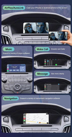 Interfaz CarPlay Inalámbrico + Android Auto para Ford Sync 2 (Explorer, Focus, Fiesta, C-Max, Edge, F-150, Fusion, Taurus)