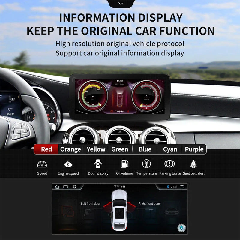 Radio Pantalla Carplay para Mercedes-Benz W212 2016 - foto 3