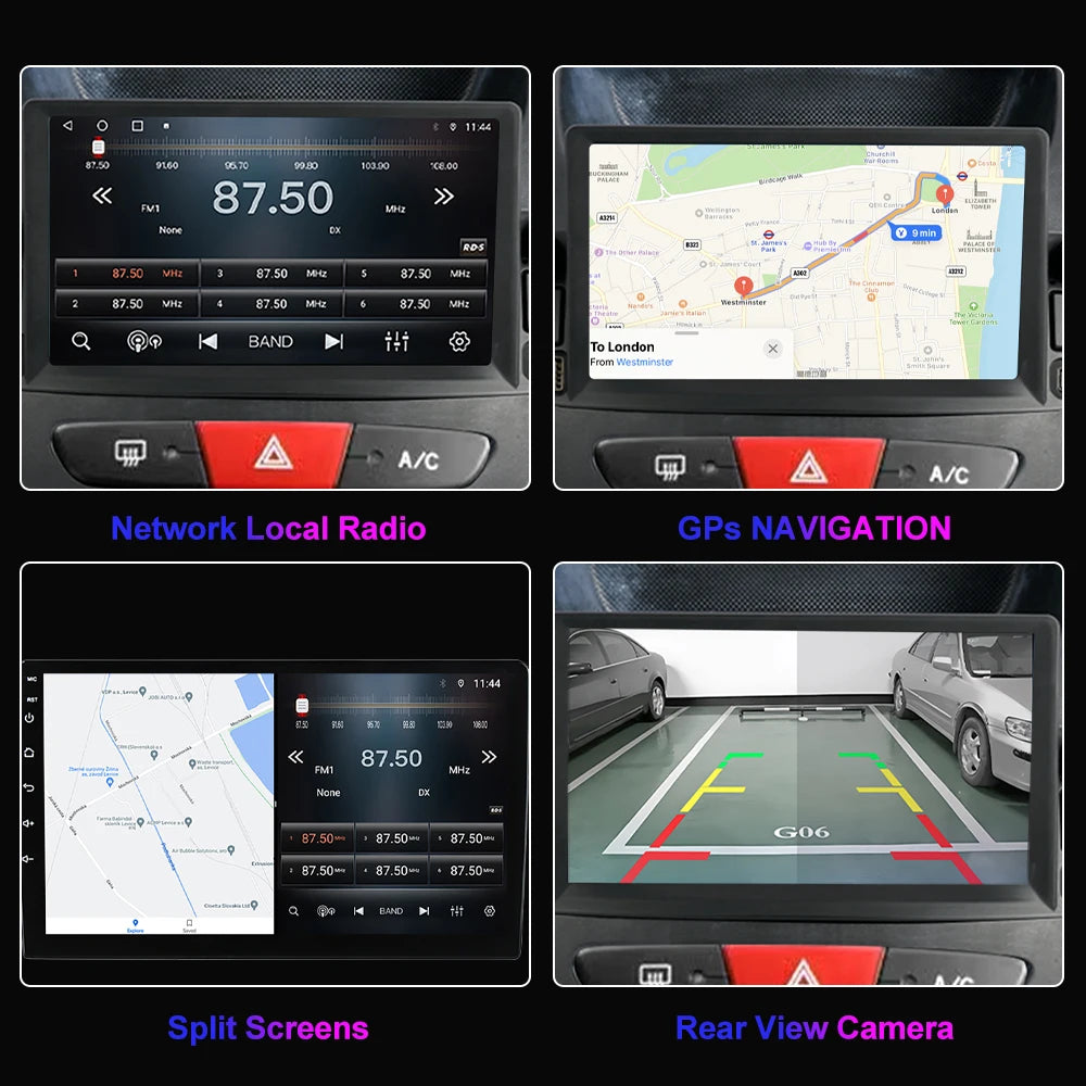 Radio Pantalla CarPlay y Android Auto para Renault Laguna 3 Latitude 2008-2015