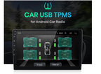 Producto Car Tire Pressure Monitoring System Android Navigation TPMS Device With 4 Sensors USB Wireless Transmission - vista detallada