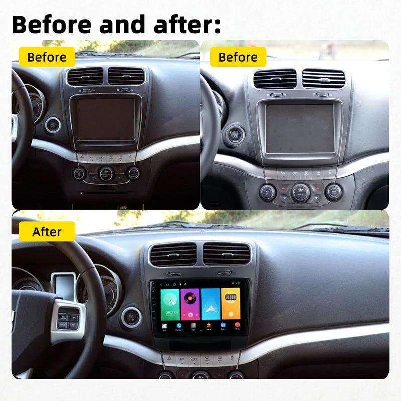 Radio Pantalla Carplay para Dodge Journey Fiat Freemont 2011-2020 - foto 2