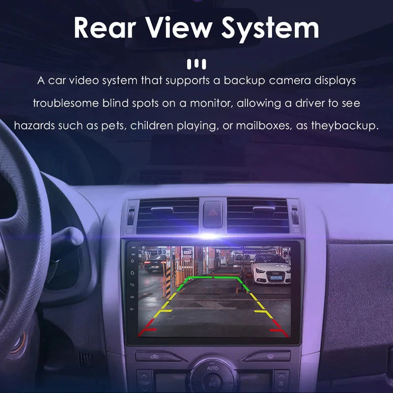 Radio Pantalla Carplay para Toyota Corolla 2006-2013