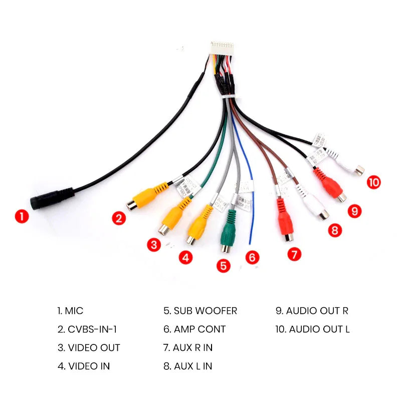 Cable RCA + Micrófono
