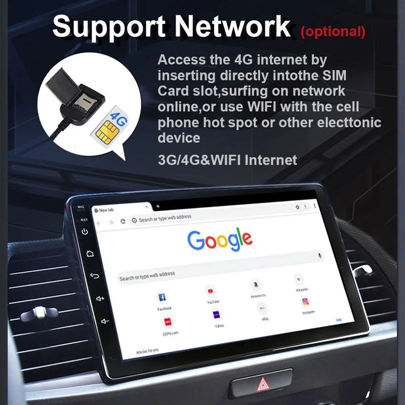 Radio Pantalla Carplay para Nissan March Micra K12 2002-2010