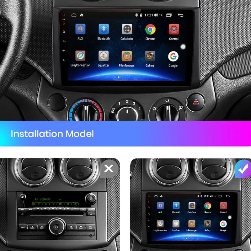 Radio Pantalla Carplay para Chevrolet AVEO T250 2006-2012 - foto 3
