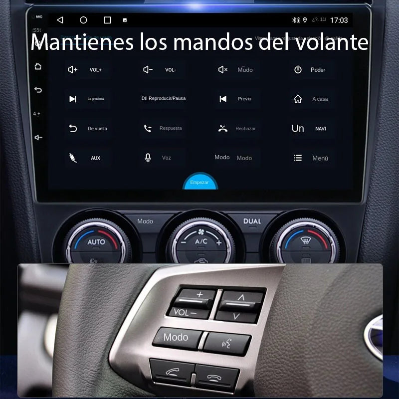 Radio Pantalla Carplay para Subaru Forester MK4 Impreza XV Crosstrek