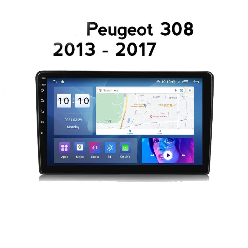 Radio CarPlay Peugeot 308 2013-2017