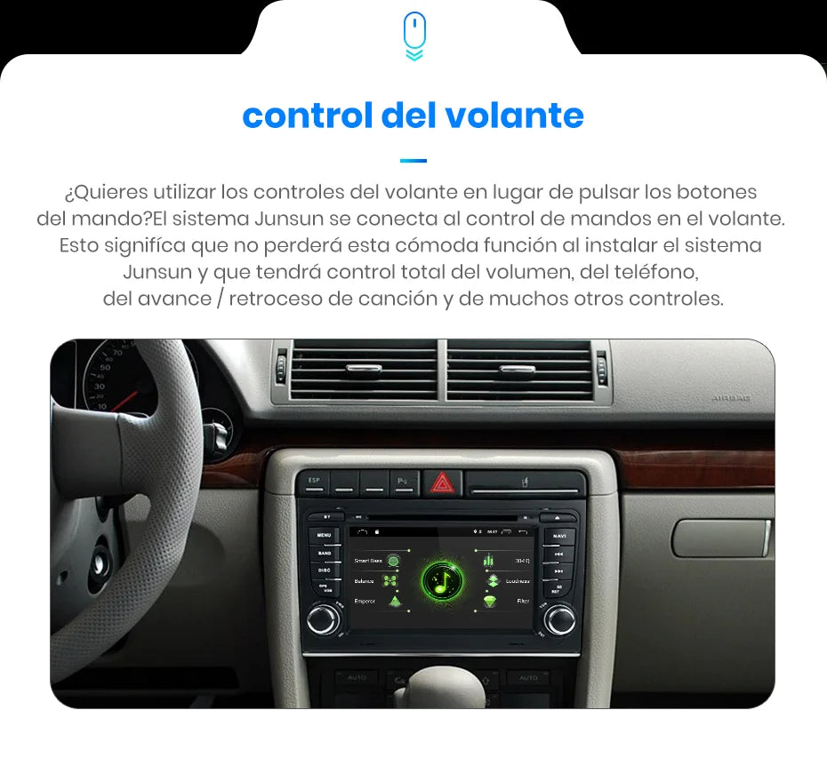 Radio Pantalla Carplay para Audi A4 B6 B7 S4 RS4