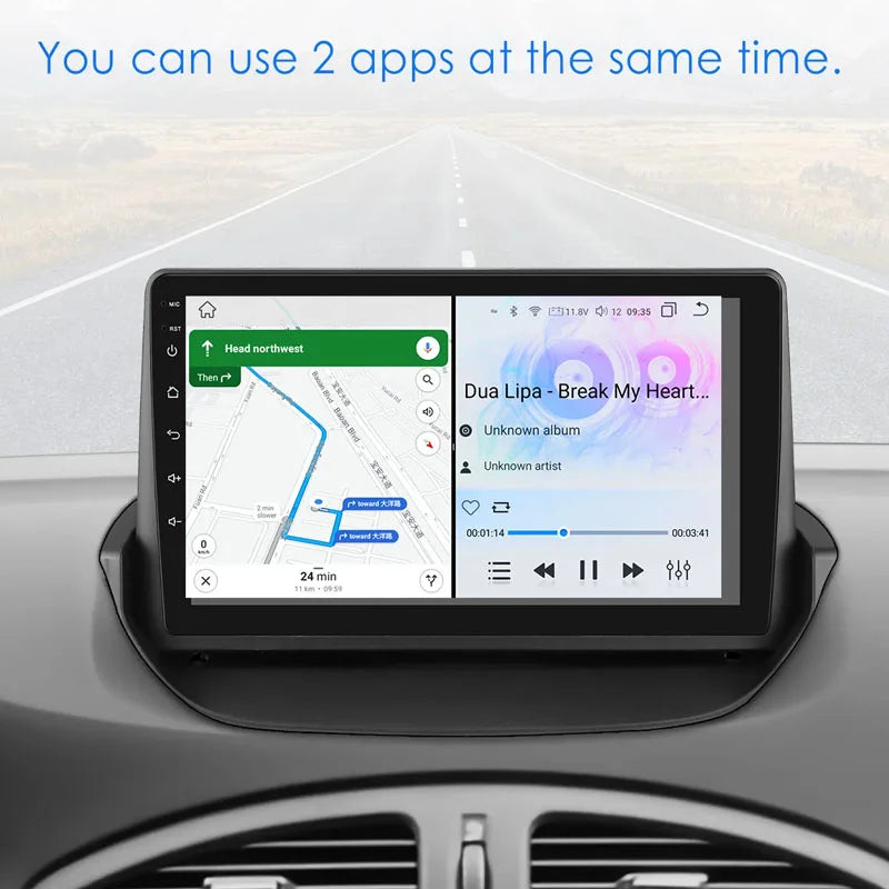 Radio Pantalla Carplay para Renault Laguna 2 2001-2007 - foto 3