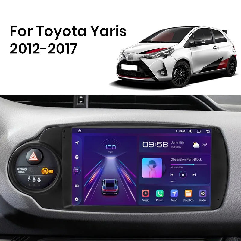 Radio Pantalla Carplay para Toyota Yaris 2012-2017 - foto 2