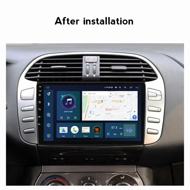 Radio Pantalla Carplay para Fiat Bravo 2007-2012
