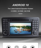 Radio Navegador para Mercedes Benz GL clase ML W164 X164 GL320 GL450 2005-2012