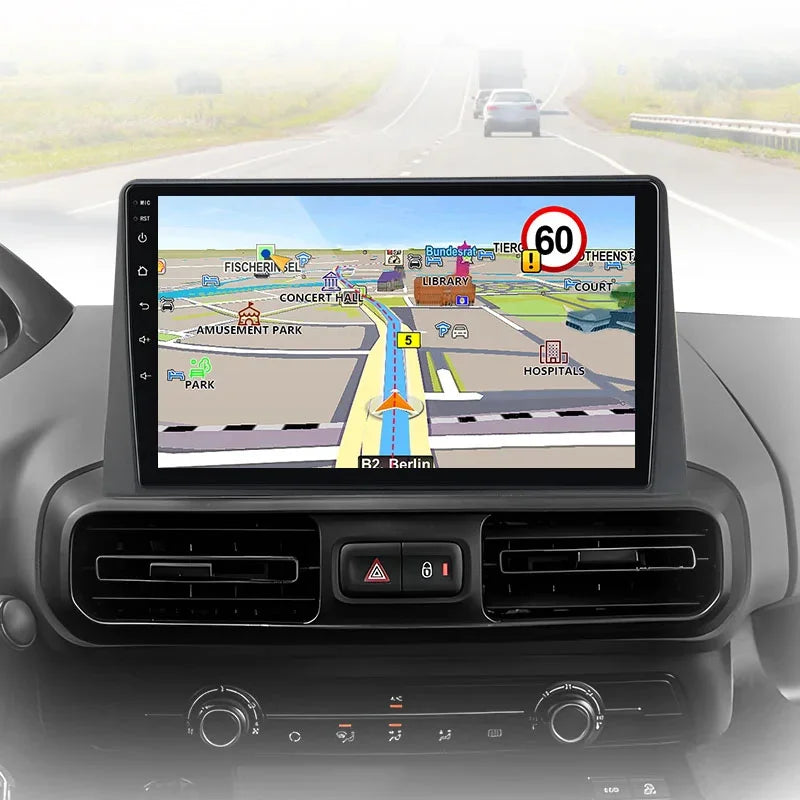 Radio Pantalla Carplay para Citroen Berlingo Peugeot Partner Rifter 2020 - foto 2
