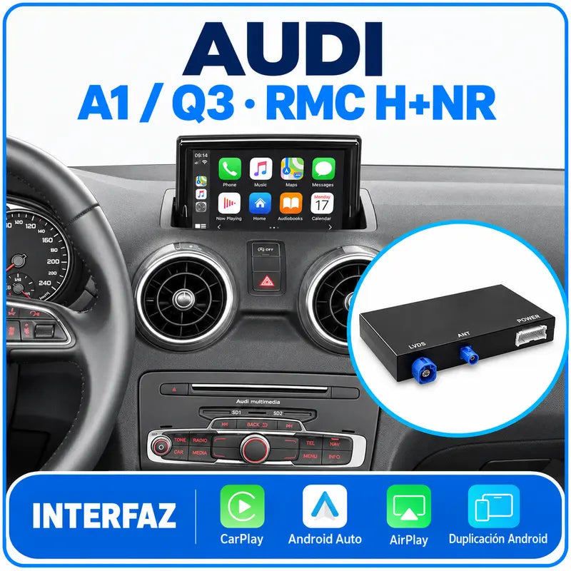 01 Interfaz CarPlay Audi A1 Q3 RMC H+NR