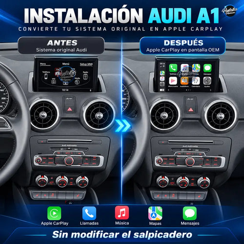 02 Instalación Audi A1 antes y después
