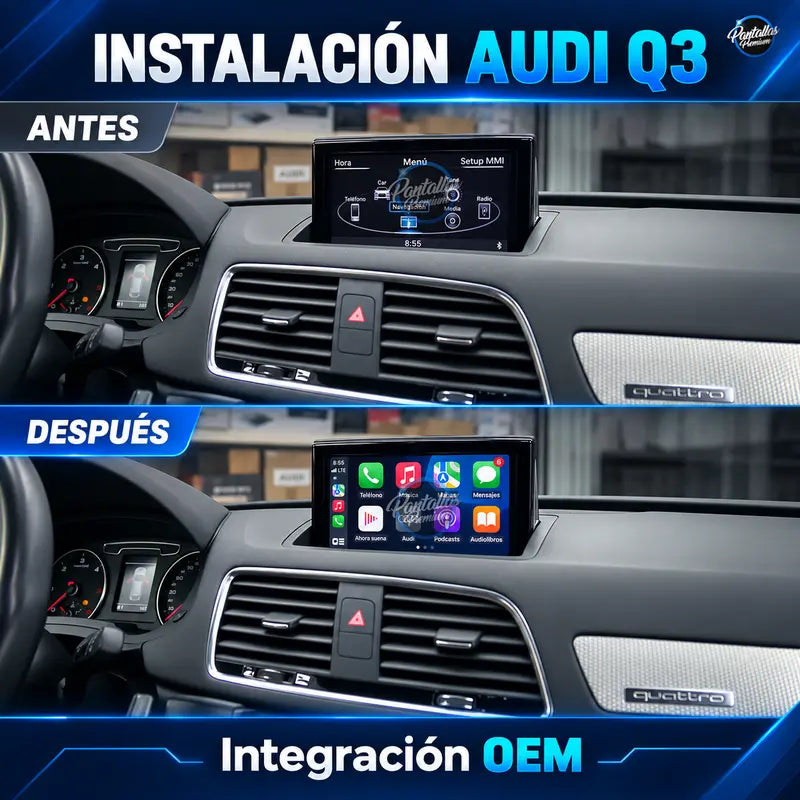 03 Instalación Audi Q3 antes y después
