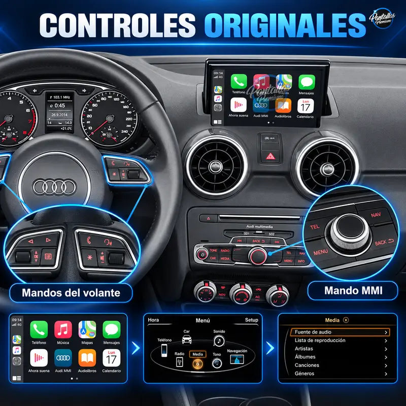 08 Mandos del volante y control MMI