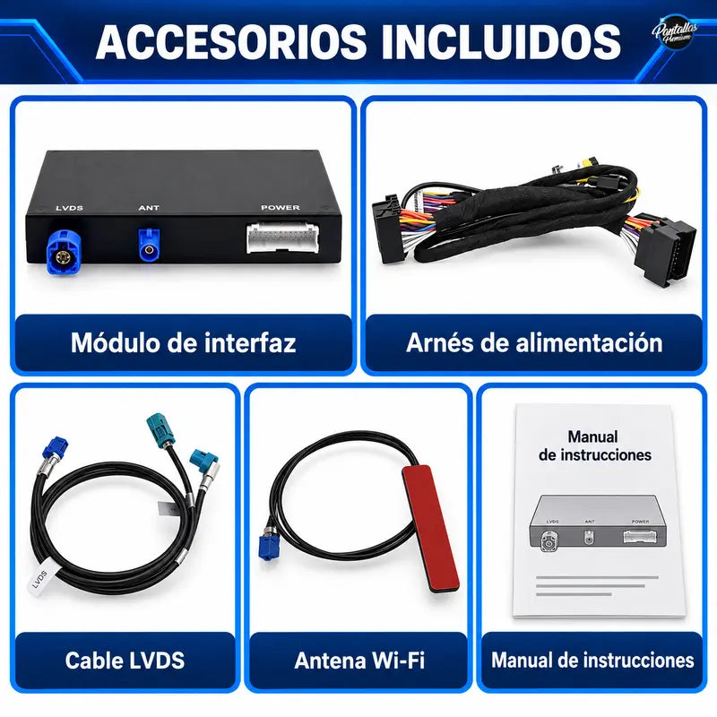 13 Accesorios incluidos