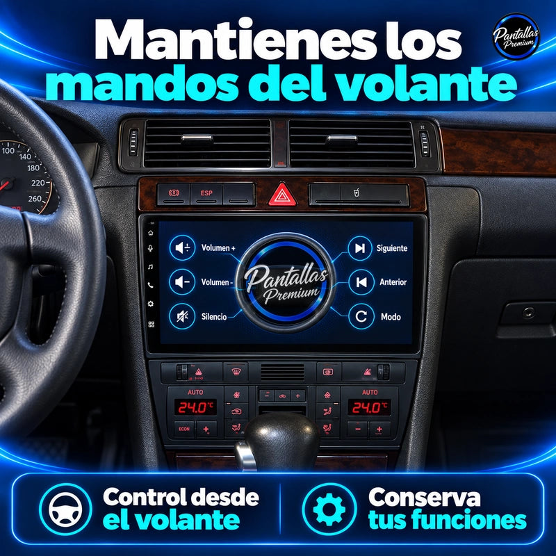 Audi A6 C5 — mandos volante