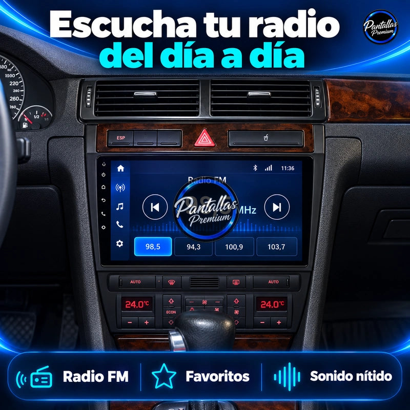 Audi A6 C5 — radio fm