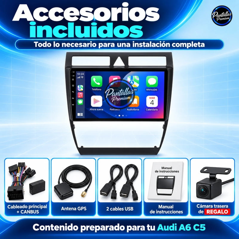 Audi A6 C5 — accesorios incluidos