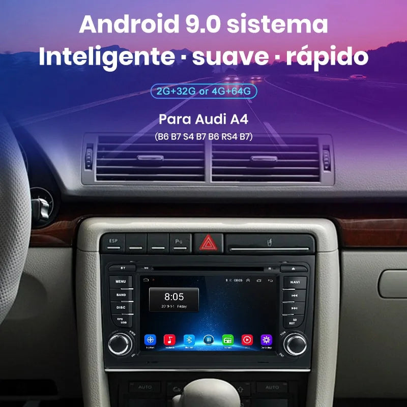 Radio Pantalla Carplay para Audi A4 B6 B7 S4 RS4 - foto 2