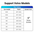 Interfaz CarPlay y Android Auto para Volvo S60 S90 V60 V90 XC40 XC60 XC90