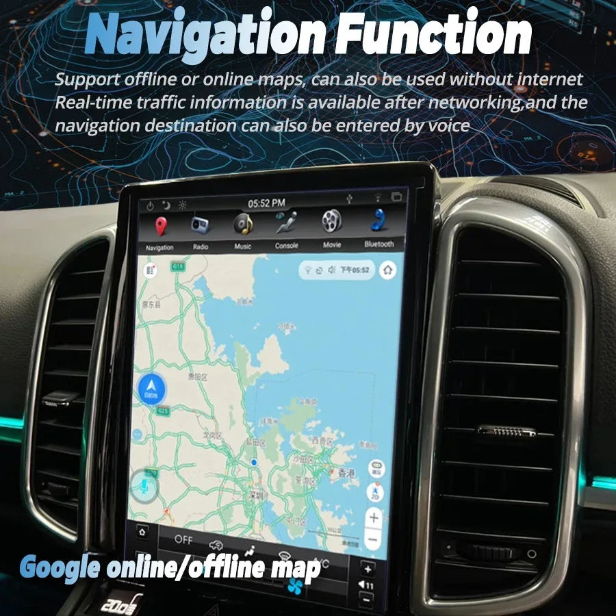 Radio Pantalla Carplay para Porsche Cayenne Tipo Tesla 2010-2018 - foto 3