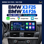 BMW X3 F25 X4 F26 10,25 pulgadas CIC NBT: gps