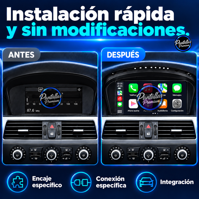 BMW E60 E61 CCC CIC - antes-despues