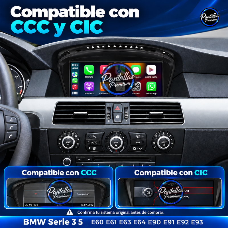 BMW E60 E61 CCC CIC - compatibilidad