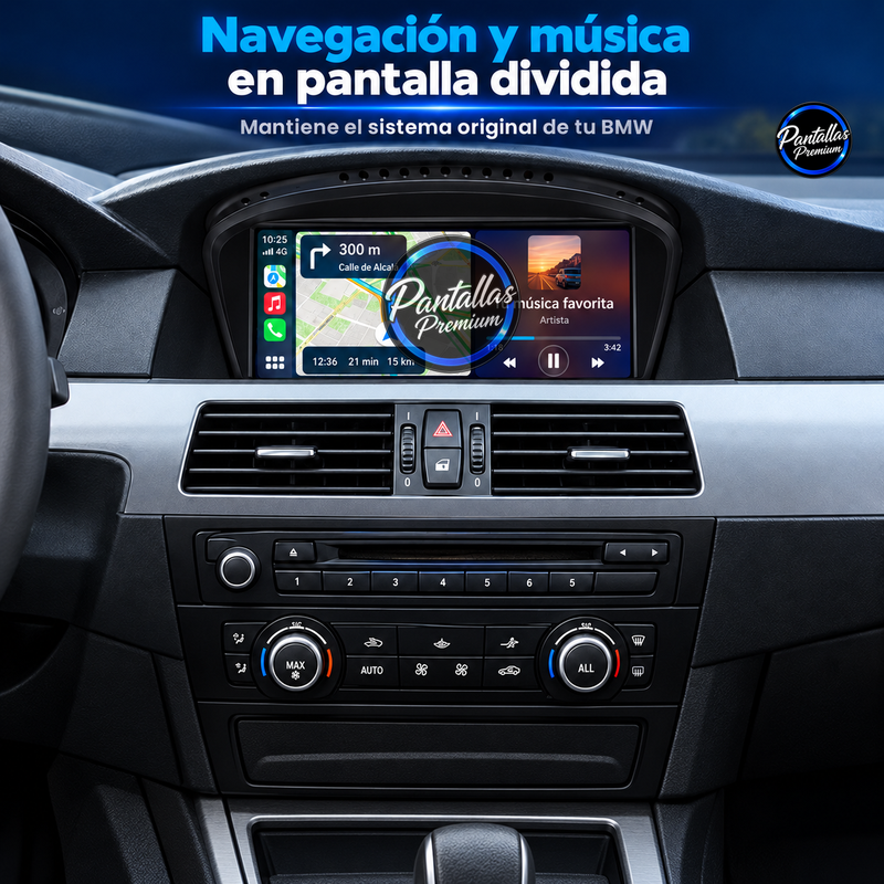BMW E60 E61 CCC CIC - pantalla-dividida