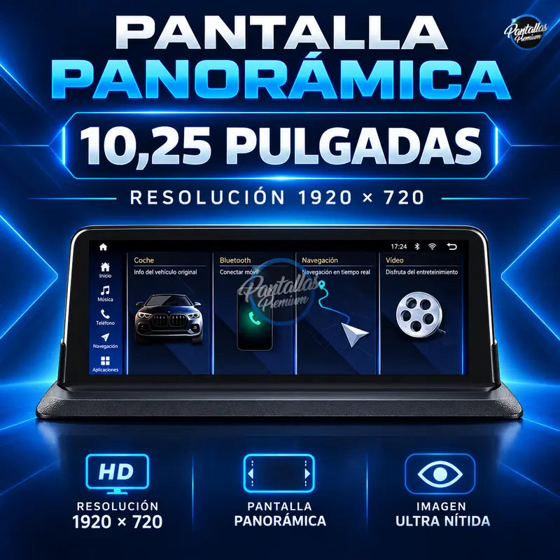 BMW Serie 1 E81 E82 E87 E88 - Pantalla 10,25 pulgadas