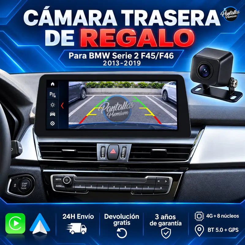 05 BMW Serie 2 F45 F46 - Cámara trasera de REGALO